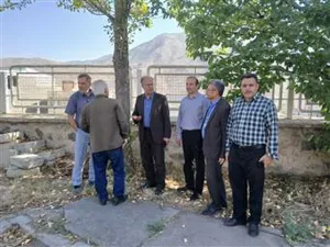 بازدید دکتر جنتی معاون پشتیبانی دانشگاه