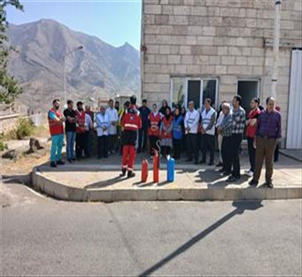 برگزاری کلاس آموزشی اطفا حریق در بیمارستان امام خمینی (ره) کلیبر